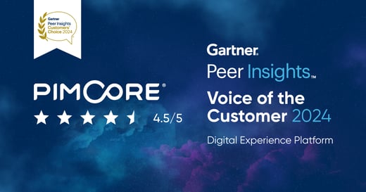 Pimcore Recognized as Customers’ Choice in 2024 Gartner® Peer Insights™ - Voice of the Customer for Digital Experience Platforms